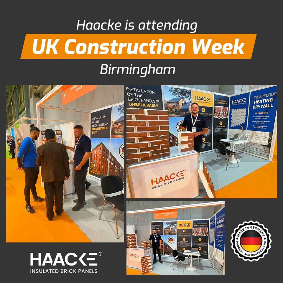 Haacke auf der UK Construction Week (UKCW) in Birmingham